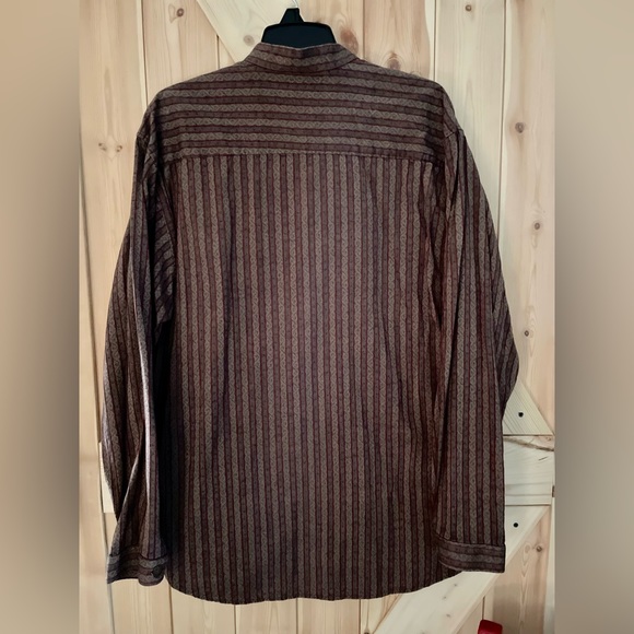 Mens Size Large WahMaker Western Shirt Beautiful Print - Picture 3 of 4